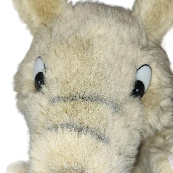 Vintage Kids Of America Plush Elephant Tan Stuffed‎ Animal Plastic Eyes Toy 12" - Picture 3 of 10